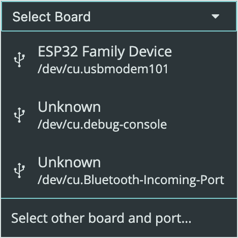 Image of Boards Manager in Arduino IDE